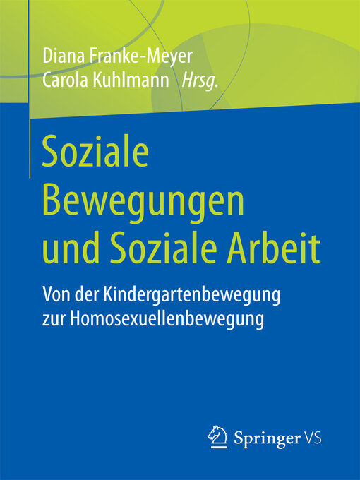 Title details for Soziale Bewegungen und Soziale Arbeit by Diana Franke-Meyer - Available